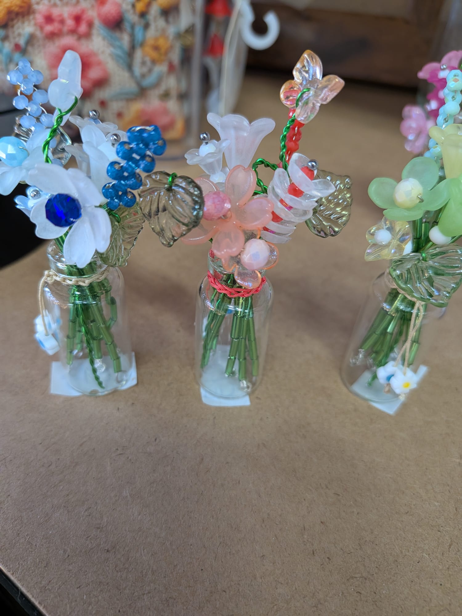 Beaded Flower Posies